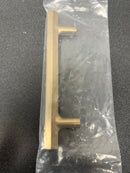 Emtek 86460US4 Mod Hex 4 Inch Center to Center Bar Cabinet Pull from the Urban Modern Collection - Satin Brass