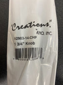 Alno A2903-14-CHP Vita Bella 14" Center to Center Modern Knurled Bar Large Cabinet Handle Pull with "L" Posts - Champagne