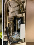 Delta 9182-CZ-PR-DST Emmeline 1.8 GPM Single Hole Pull Down Kitchen Faucet with ShieldSpray and Magnetic Docking Spray Head - Lumicoat Champagne Bronze