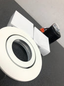 Nora Lighting NIOB-2RG30XWW/10 Iolite 2" LED Adjustable Recessed Trim - 3000K - 1000 Lumens - White