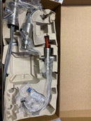 Moen S73204SRS Weymouth Double Handle Deck Mount Bridge Kitchen Faucet with Power Boost in Spot Resist Stainless Steel