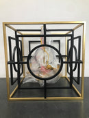 Savoy House 3-1923-4-261 Kirsch 4-Light Pendant in Matte Black with True Gold (15" W x 15" H)