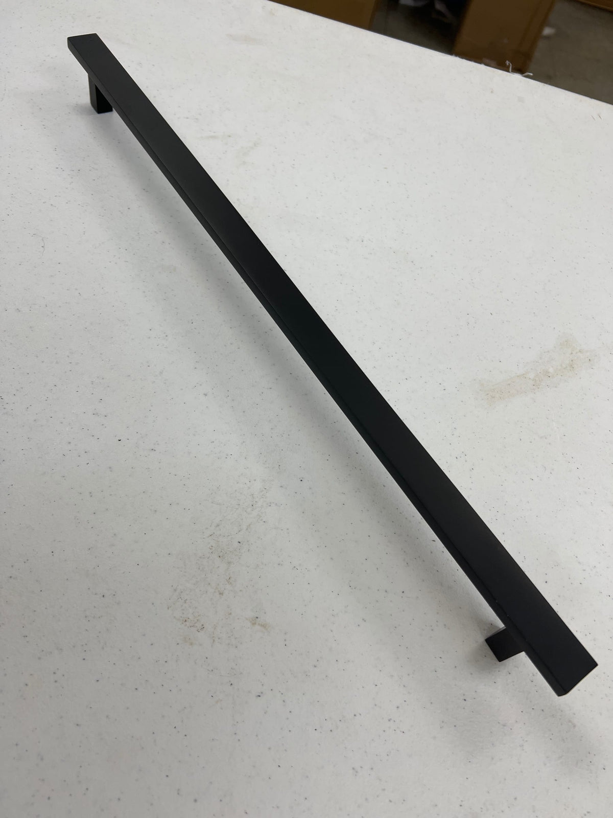Signature Hardware 453270 18" Covello Solid Brass Appliance Pull - Matte Black
