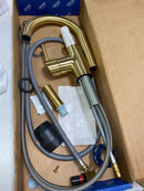 Grohe 31479GN1 Concetto Pull-Down Bar Faucet, 1.75 GPM, Brushed Gold