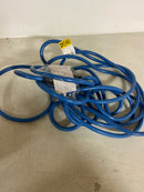Husky 85025HY 25 ft. 12/3 Medium Duty Cold Weather Indoor/Outdoor Extension Cord, Blue