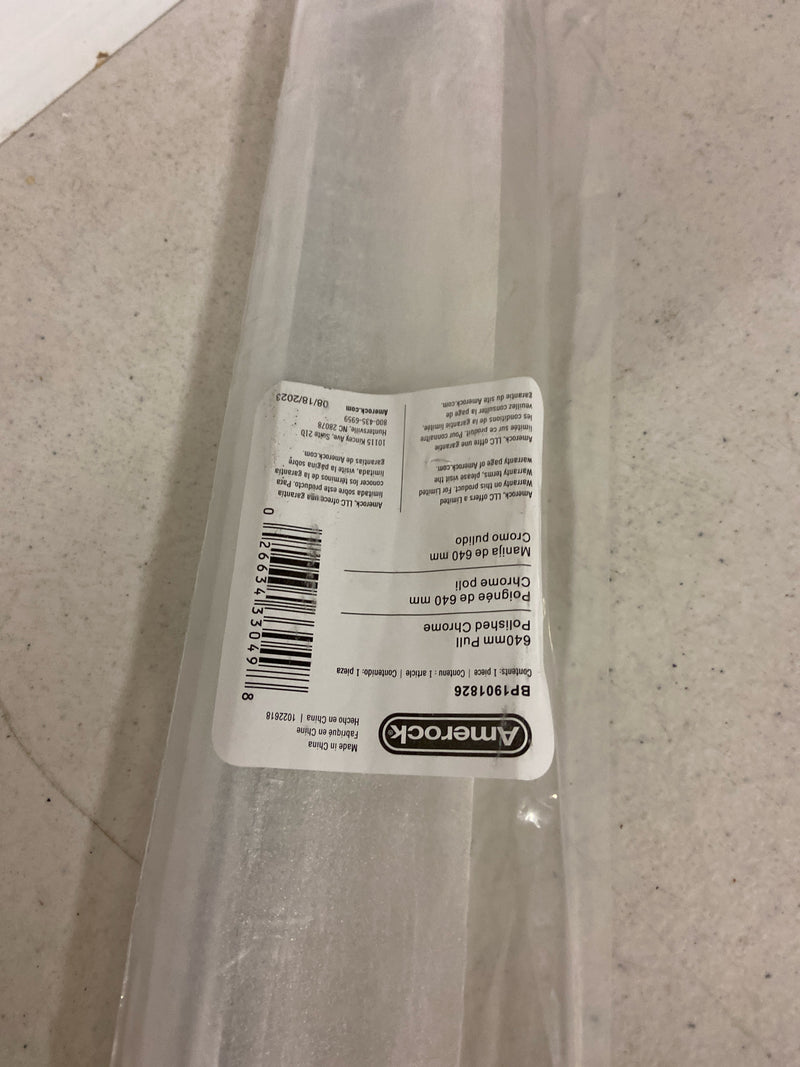 Amerock BP1901826 | Bar Pulls 25-3/16 inch (640mm) Center-to-Center Polished Chrome Cabinet Pull | Kitchen Cabinet Hardware | Furniture Hardware | Drawer Handle