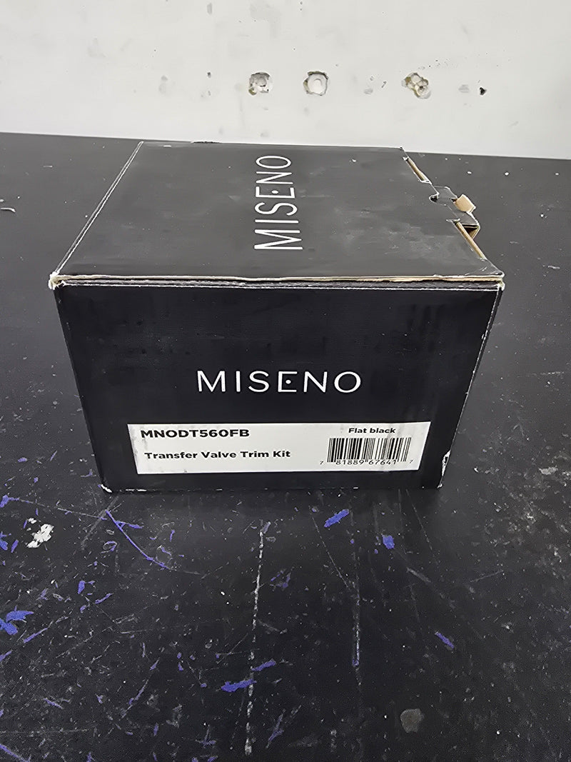 Miseno MNODT560FB Mia Single Handle 6 Function Diverter Valve Trim - Less Valve - Flat Black