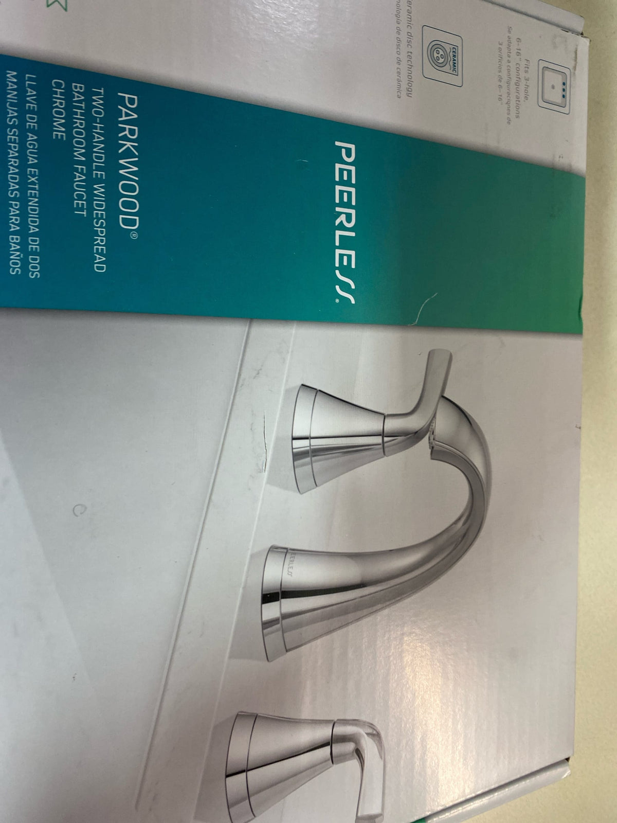 Peerless P3535LF Parkwood 1 GPM Widespread Bathroom Faucet with Pop-Up Drain Assembly - Limited - Chrome