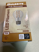 Bulbrite 776914 - LED9A19/30K/FIL/4 Victorian Style Antique Filament LED Light Bulb