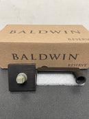 Baldwin PSSQUCSR112 Reserve Square Venetian Bronze Universal Hall/Closet Door Lever with Contemporary Square Rose