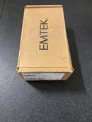 Emtek 8469US19 Square Brass Modern Single Cylinder Keyed Entry Deadbolt - Flat Black