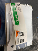Commercial electric 12559WH 1-Gang Metal Weatherproof GFCI Receptacle Kit, White