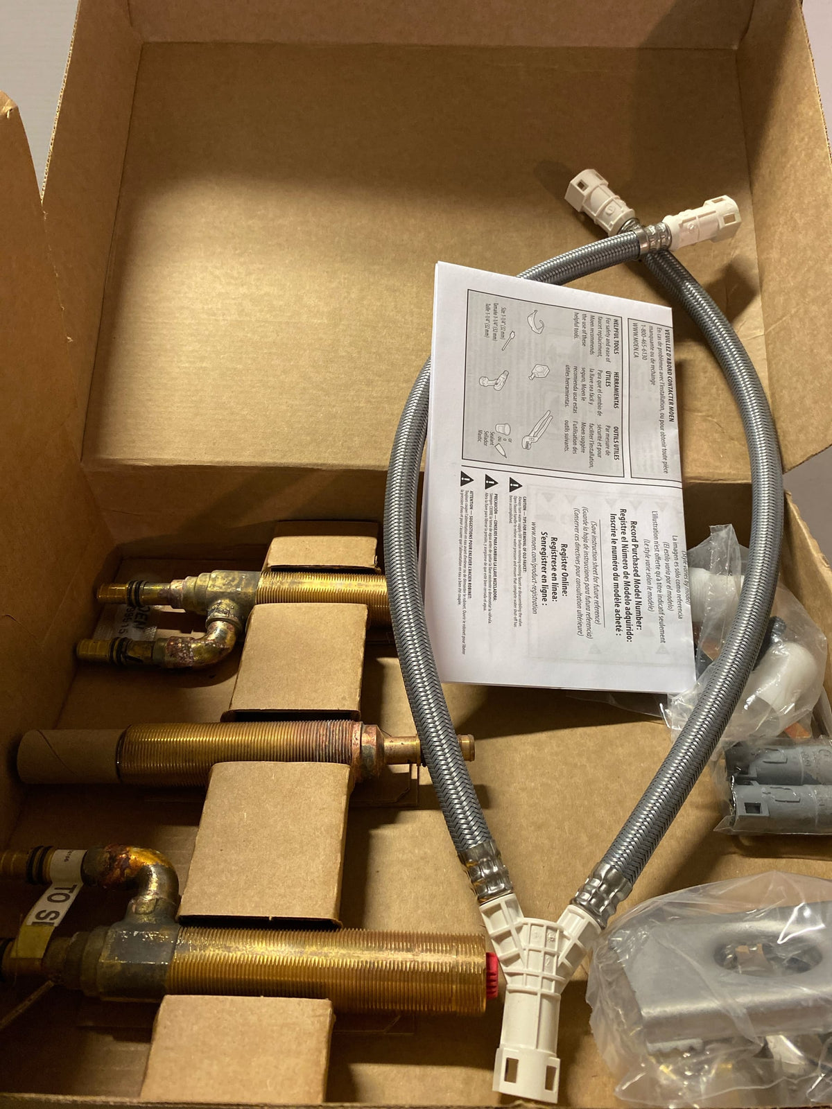 Moen 4793 1/2 Inch PEX Roman Tub Rough-In Valve with Adjustable Centers from the M-PACT Collection - N/A
