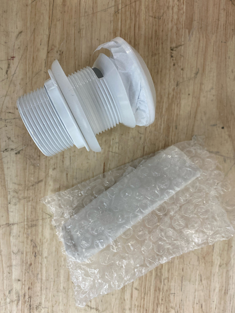 Wyndham Collection WCOBTTRIMUNISQSW Universal Square Tub Trim Kit - Shiny White