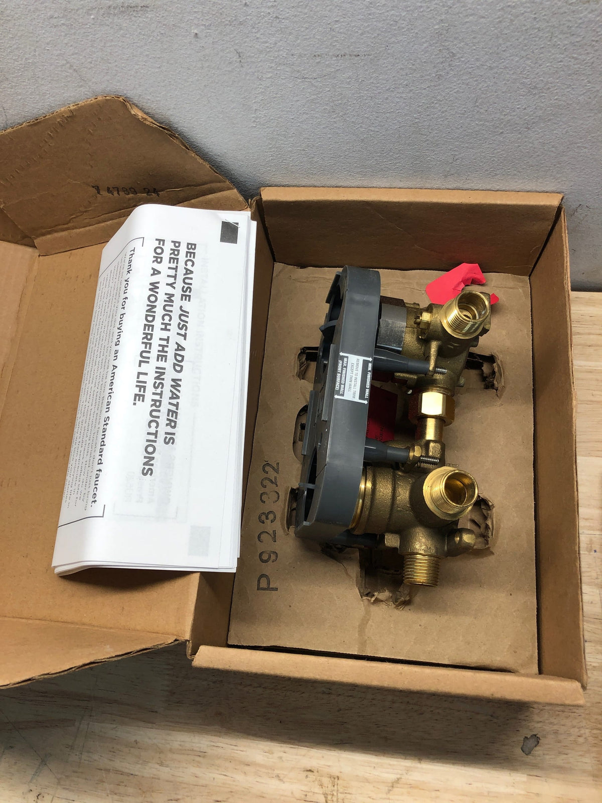 American Standard RU520 Pressure Balance Valve Rough-In with Diverter - N/A