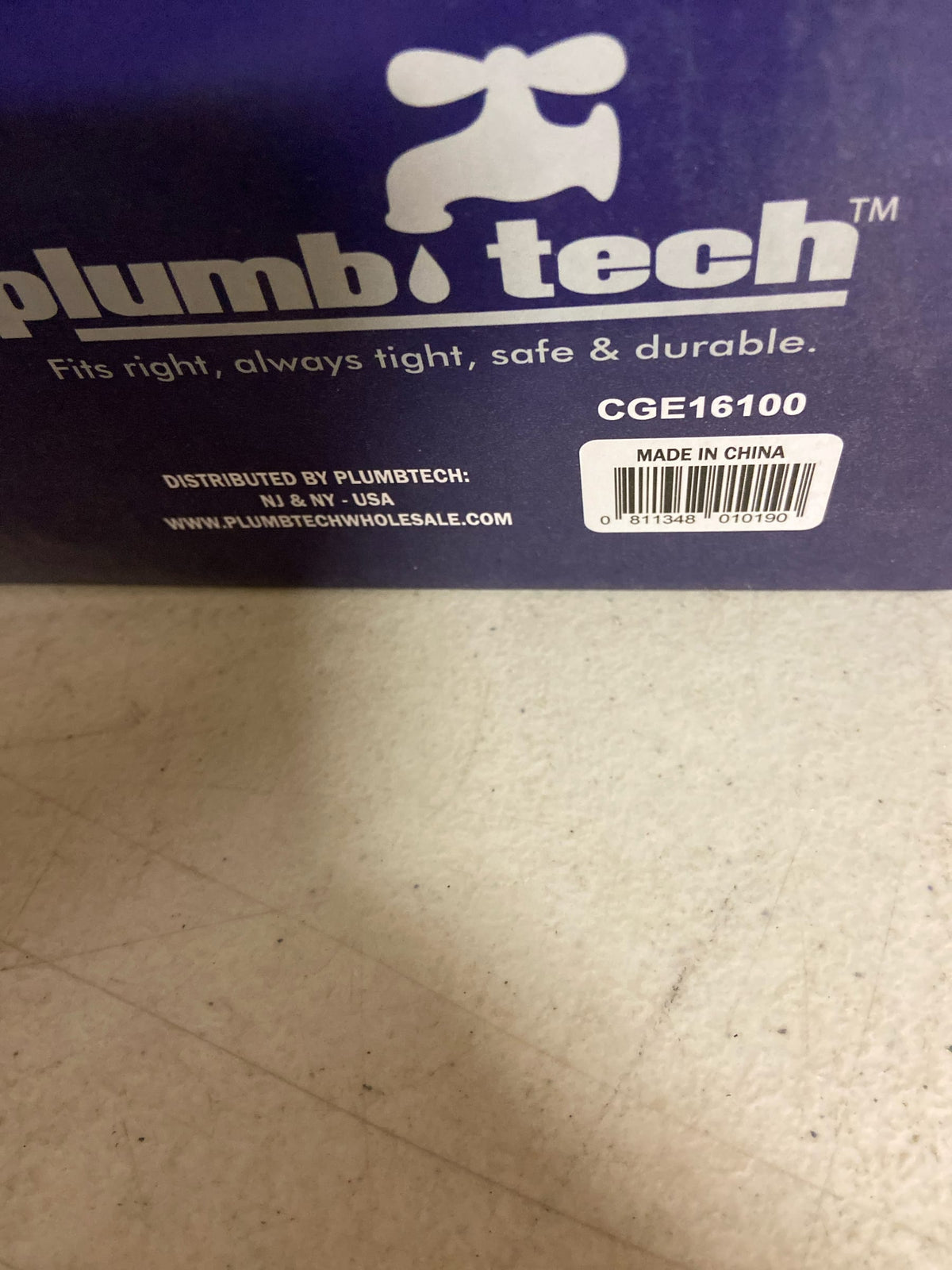 Plumb Tech 5/8 in ID x 100 ft L Water Hose, Nitrile Tube, Black