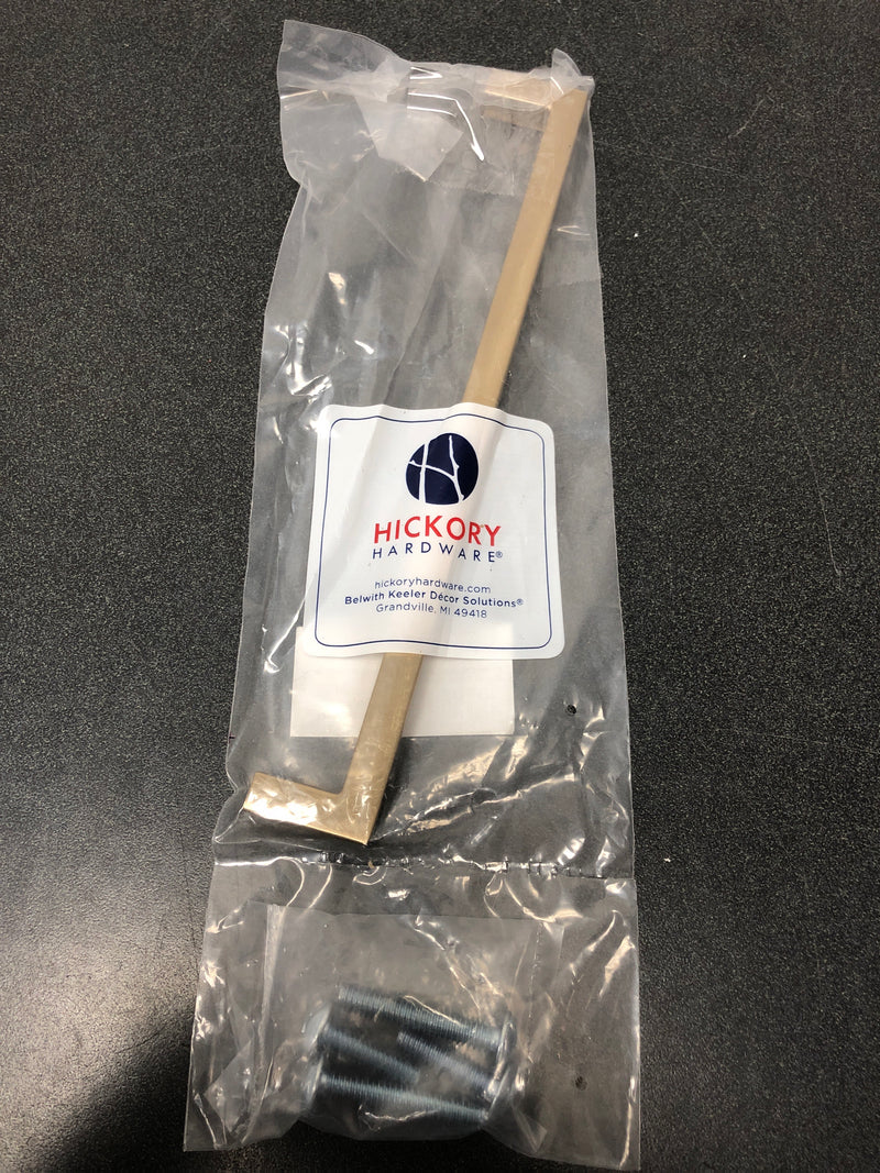 Hickory Hardware HH075422-CBZ Skylight 8-13/16 Inch Center to Center Square Cabinet Handle / Square Drawer Pull - Champagne Bronze