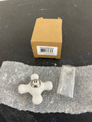 KSH3958PXH Hot Porcelain Cross Handle, Brushed Nickel