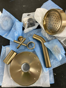 Kohler TS14422-3-BV Purist(R) Rite-Temp(R) shower valve trim with cross handle and 2.5 gpm showerhead, Vibrant Brushed Bronze