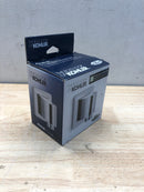 KOHLER Awaken Wall-Mount Supply Elbow with Check Valve, Vibrant Brushed Nickel