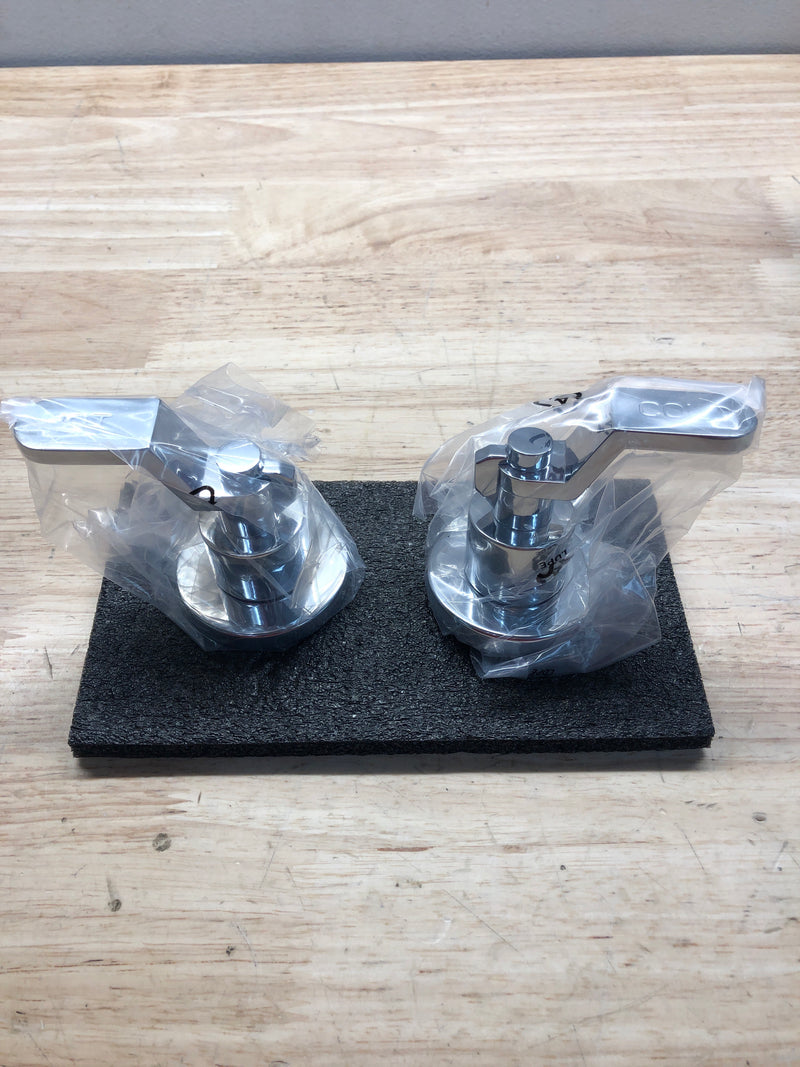 Brizo HL5334-PC-NM Litze Industrial Lever Handles for Widespread Bathroom Faucet - Chrome