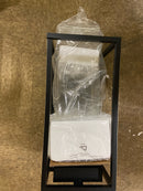 Kichler 59062BSL Mercer 19" Tall Outdoor Wall Sconce - Black / Silver