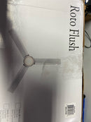 Minka-aire F644L-WHF Roto Flush 52 in. LED Indoor Flat White Ceiling Fan with Remote