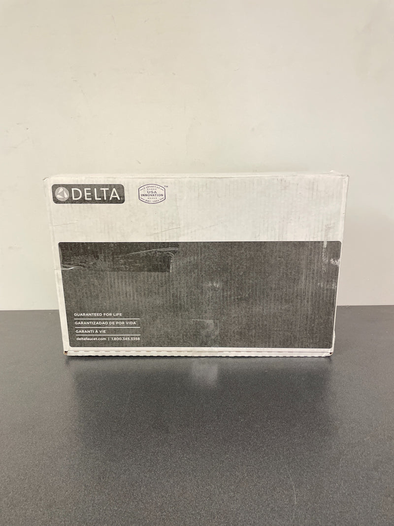 Delta Dorval 1.2 GPM Single Hole Bathroom Faucet with Pop-Up Drain Assembly, Touch2O.xt, and DIAMOND Seal Technology - Matte Black