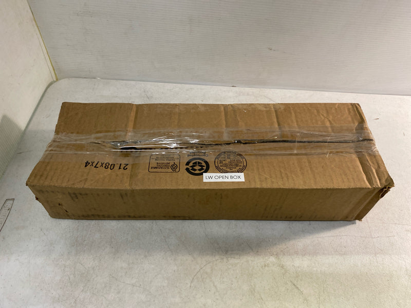 Hickory Hardware HH075337-SS Skylight 18" (458mm) Center to Center Modern Square Appliance Handle / Appliance Pull - Stainless Steel