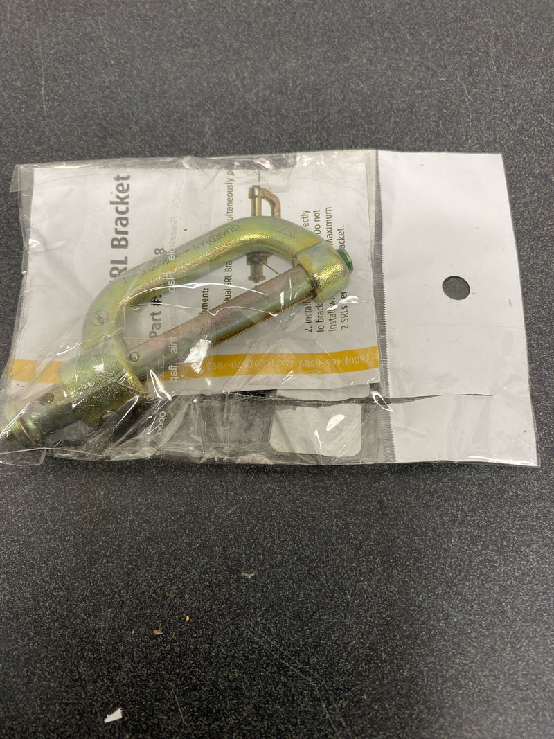 Guardian Fall Protection 11058 Dual SRL Bracket – Durable, Easy-to-Use, Zinc-Plated Steel, Fall Protection Harness Bracket with Green Safety Indicator