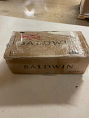 Baldwin En.Squ.Cfr Square Single Cylinder Keyed Entry Door Lever Set - Chrome