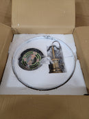 Z-Lite Melange Heritage Brass Modern/Contemporary Dome Pendant Light