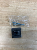 Amerock BP4429WI Forgings 1-1/8 Inch Square Cabinet Knob - Wrought Iron