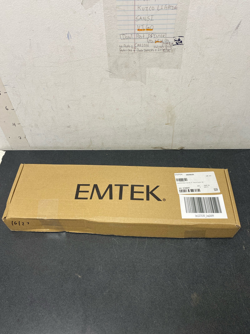Emtek 29026US4 Transitional Brass 18 Inch Towel Bar - Satin Brass