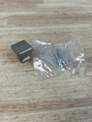 Belwith Keeler B077458-SN Brownstone 1-1/8 Inch Traditional Square Cabinet Knob / Drawer Knob - Satin Nickel