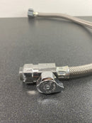 Brasscraft G2PS14B200HX F 1/2 in. Nominal Push Connect x 1/2 in. FIP x 20 in. Brass SpeediOne Braided Connector and Valve