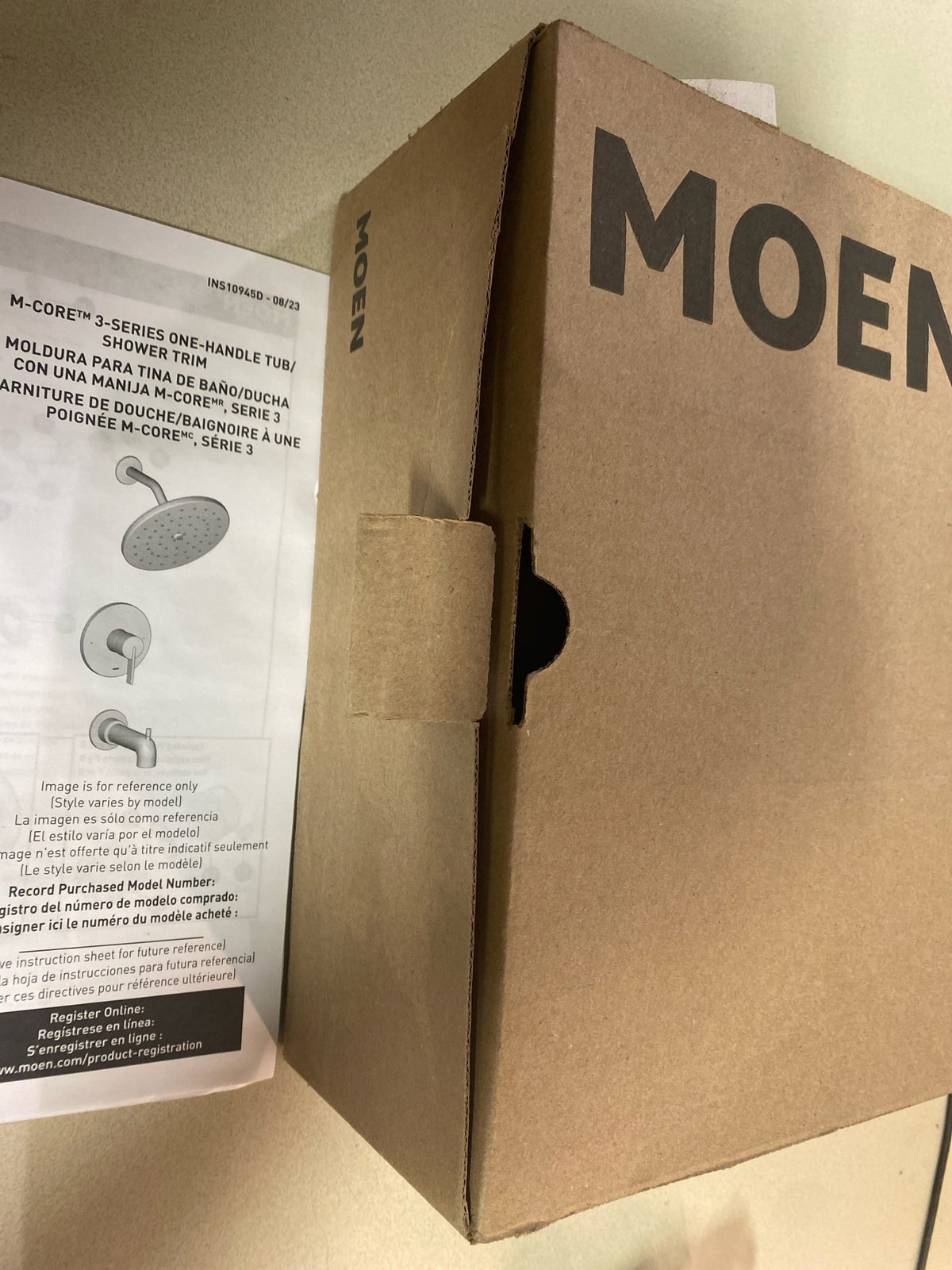 Moen UT33323 Greenfield Tub and Shower Trim Package with 2.5 GPM Single Function Shower Head - Chrome