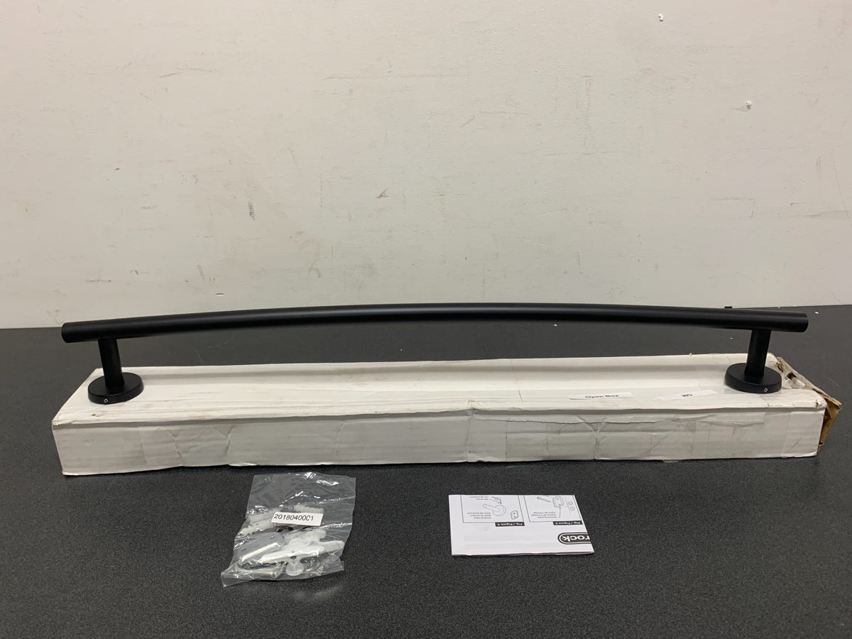 Amerock BH26544MB Arrondi 24" Towel Bar - Matte Black