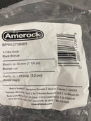 Amerock BP55270BBR Blackrock 1-5/16 in (33 mm) Diameter Black Bronze Round Cabinet Knob