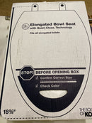 Kohler K25883-0 Triko Elongated Closed-Front Toilet Seat and Lid with Quiet-Close Technology White