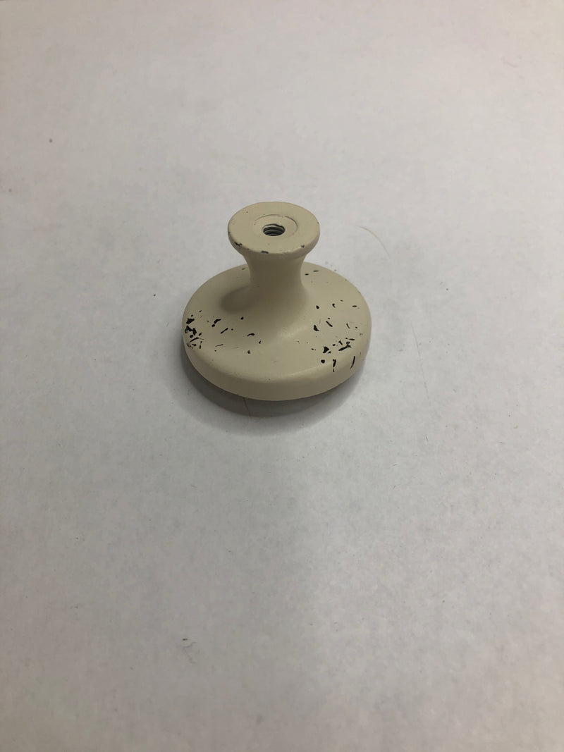 Liberty Hardware PBF657C-254-C Seaside Cottage 1-7/16 Inch Mushroom Cabinet Knob - Vintage Antique White