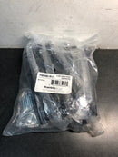 Franklin Brass P40846K-FB-C Simple Chamfered 5-1/16 Inch Center to Center Bar Cabinet Pull - Pack of 10 - Matte Black