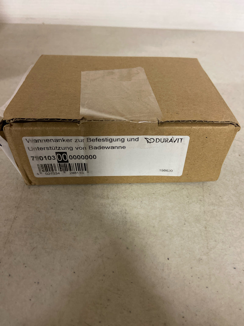 Duravit 790103000000000 Three Piece Tub Brackets for Mounting and Support for Bathtubs and Shower Trays - N/A