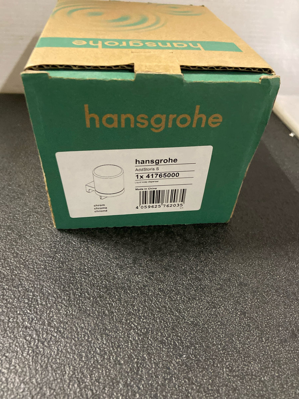 Hansgrohe 41765000 AddStoris S Wall Mounted Soap Dispenser - Chrome