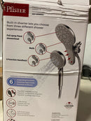 Pfister 020-HFM01CC HydroFuse 2.5 GPM Single Function Shower Head and Multi Function Hand Shower with MagnePfit Technology - Includes Hose - Polished Chrome