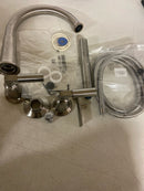 Delta T4748-SS Bowery Deck Mounted Roman Tub Filler with Built-In Diverter and Hand Shower - Brilliance Stainless