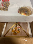 Hudson Valley Lighting Bryant 4 Light Lantern 12 In. Gold Leaf