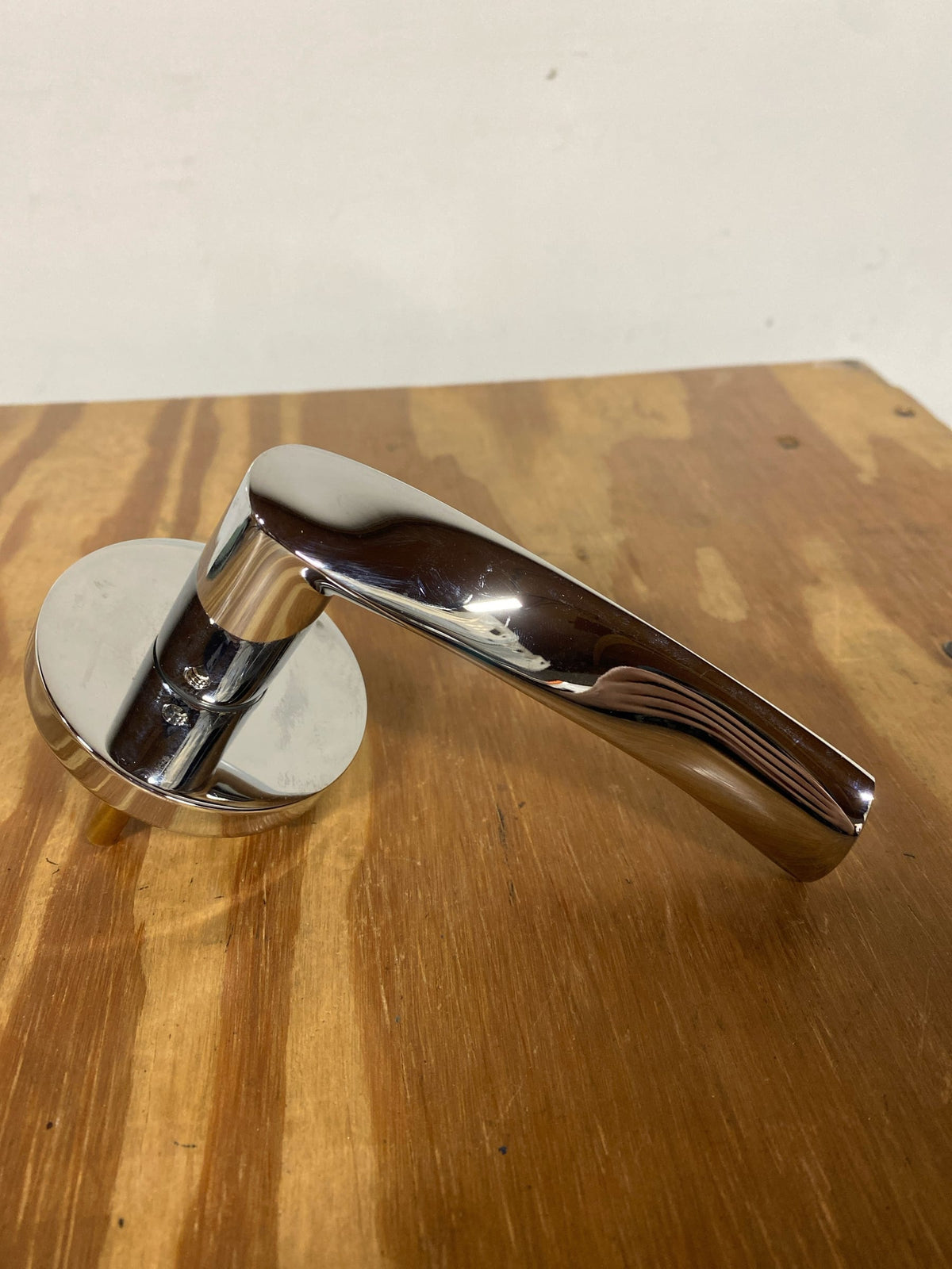 EMTEK Concealed Fastener Disk Rosette Passage Set with Matching Finish Triton Lever - Choice of 6 Finishes - C5109TRTUS26 - polished Crome(US26)