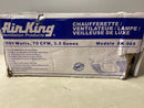 Air King AK965 Deluxe 70 CFM 3.5 Sone Ceiling Mounted Bath Fan - White