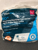 Sharkbite 26004 1/2 in. Push-to-Connect x 3/4 in. FHT Brass Washing Machine Installation Kit